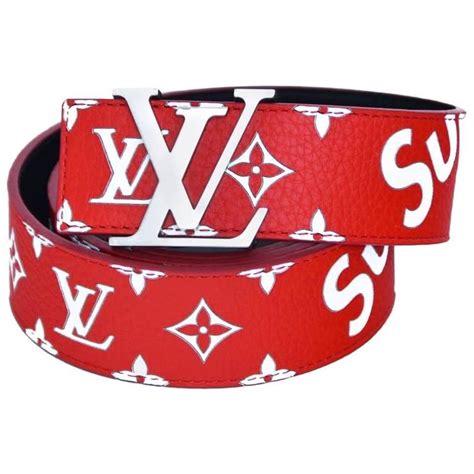 louis vuitton supreme belt black|louis vuitton supreme calfskin.